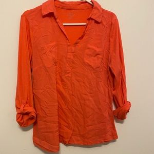 Loft LP soft blouse coral